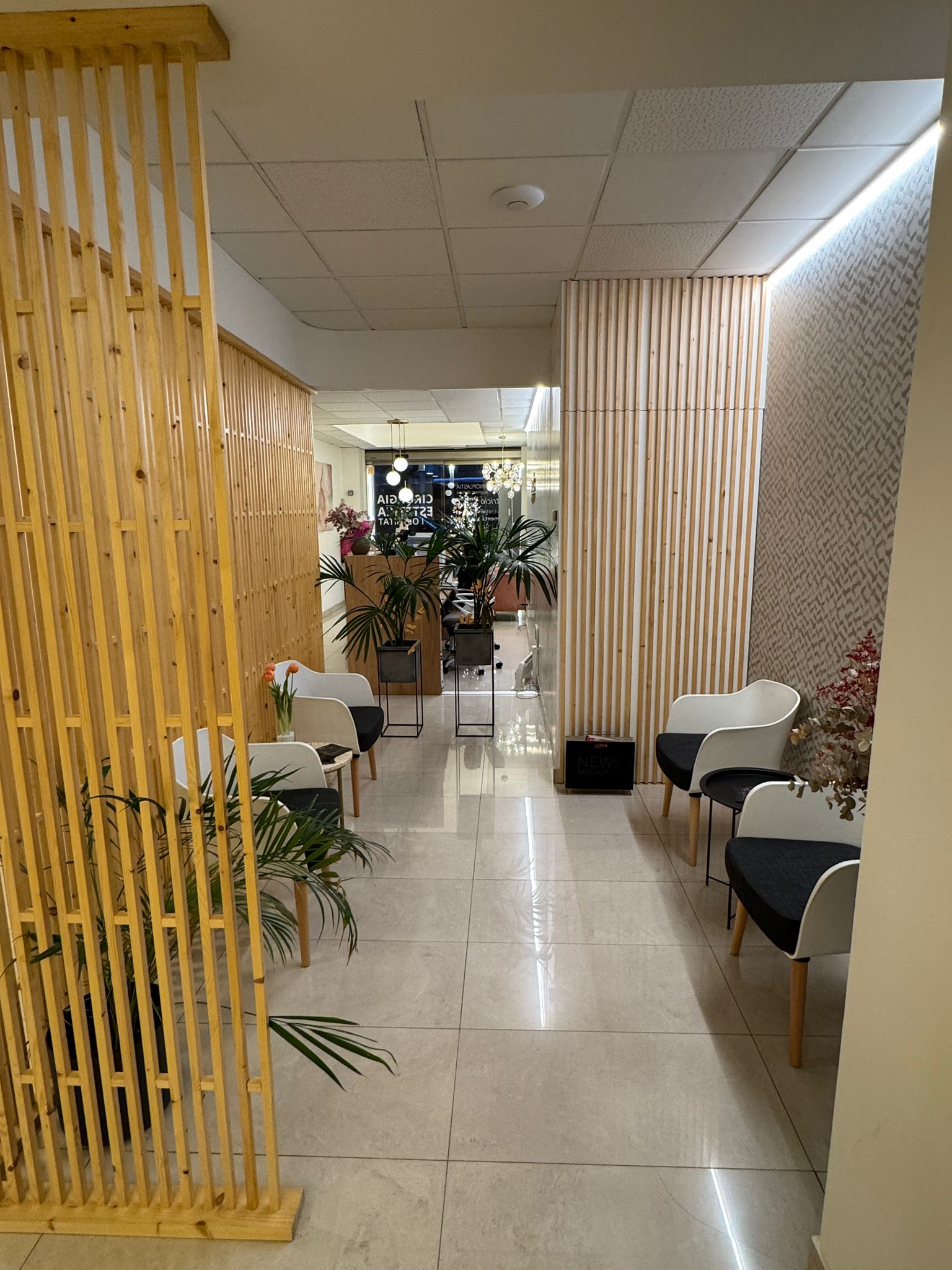 Sala de espera Andromed Girona